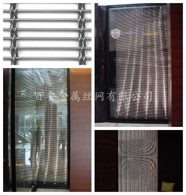 門窗裝飾用金屬網(wǎng)_玻璃夾層不銹鋼網(wǎng)