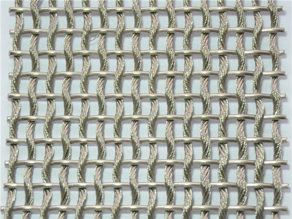 屏風(fēng)幕墻隔斷裝飾不銹鋼絲網(wǎng)